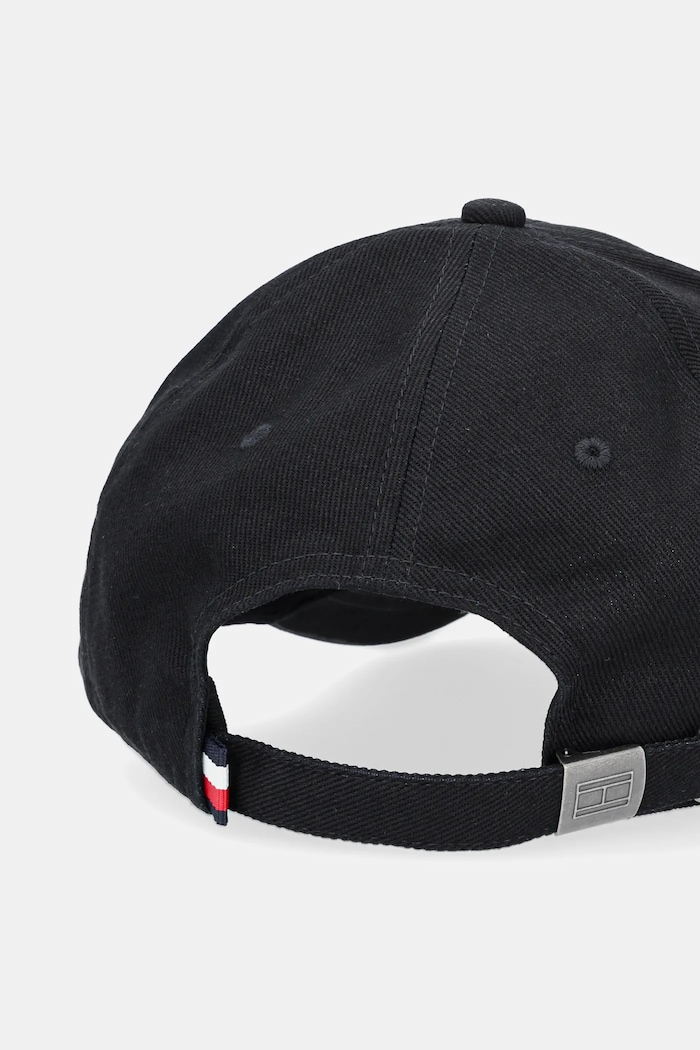 Accessori Tommy Hilfiger Berretto da baseball in cotone AM0AM13431 nero