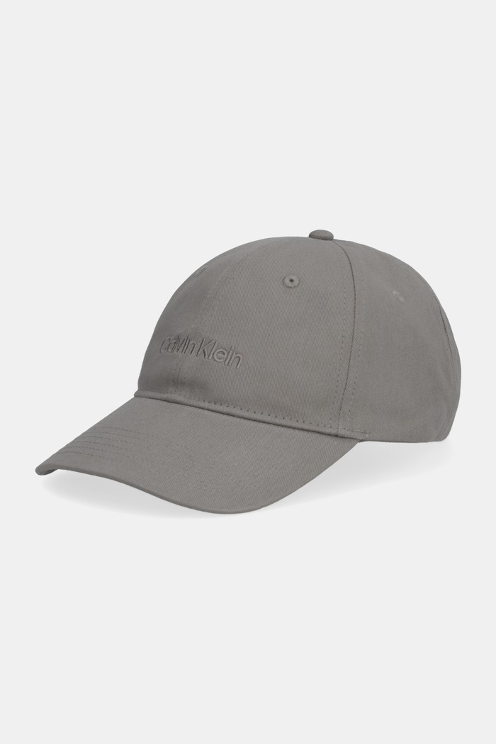 Calvin Klein baseballová čepice pánská bavlněná bavlna šedá LV04D5003G
