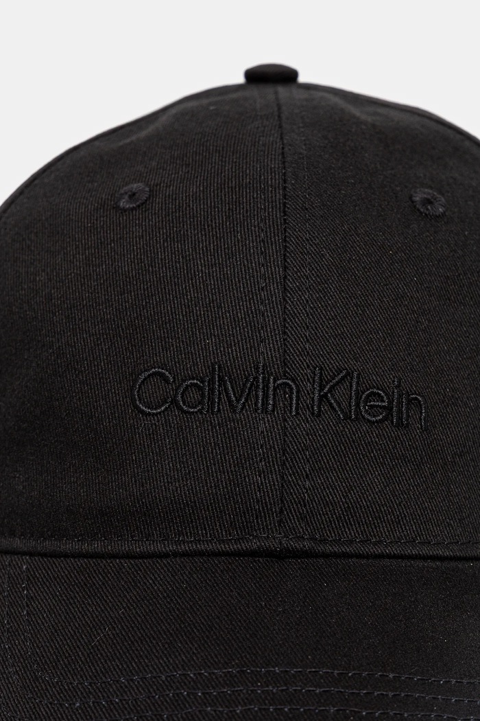 Calvin Klein Czapka bejsbolówka męska bawełniana LV04D5003G czarny SS26