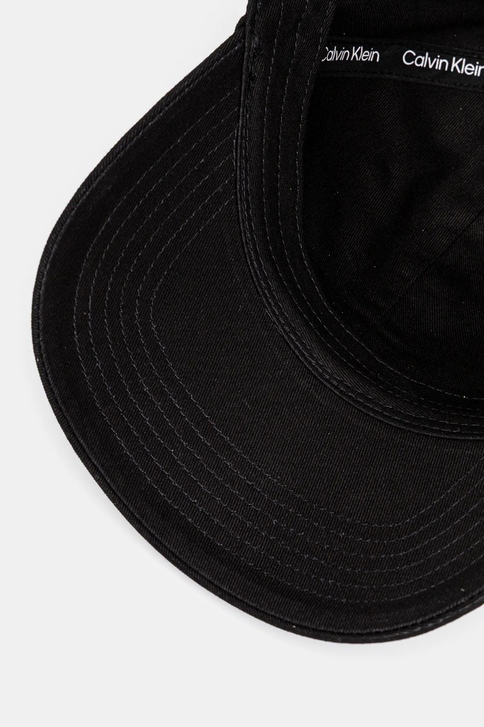 Czapka bejsbolówka męska bawełniana Calvin Klein LV04D5003G czarny