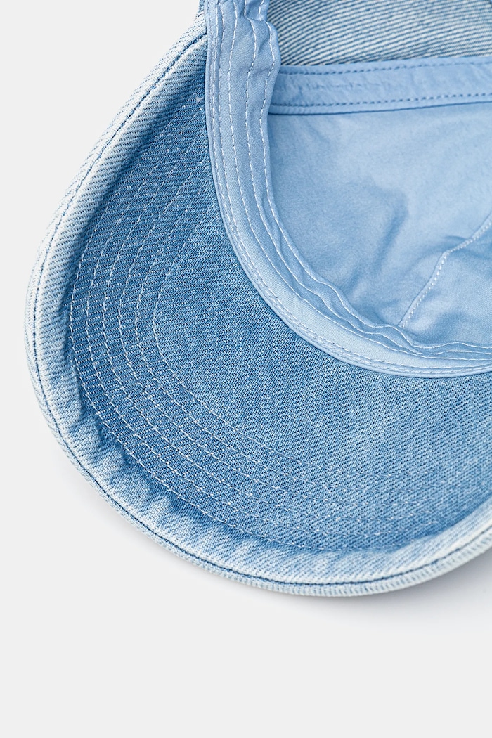 Βαμβακερό καπέλο του μπέιζμπολ Calvin Klein μπλε LV04G5068G