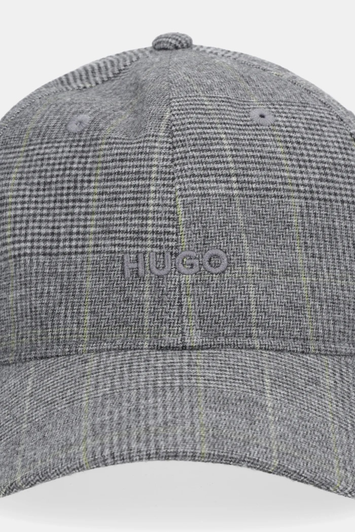 HUGO șapcă Mett-Hunting-Crest 50544430 gri AW25