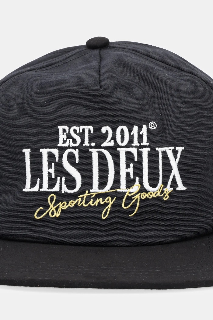 Les Deux czapka z daszkiem Allen 1000174 czarny AW25