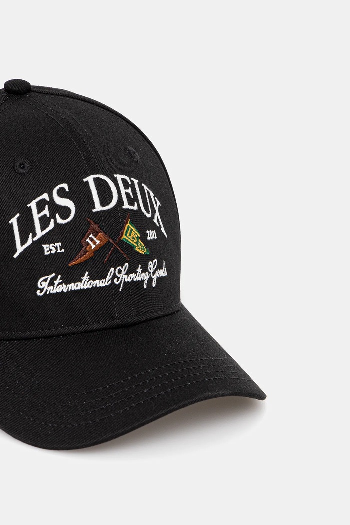 Памучна шапка с козирка Les Deux 1000271 черен AW25
