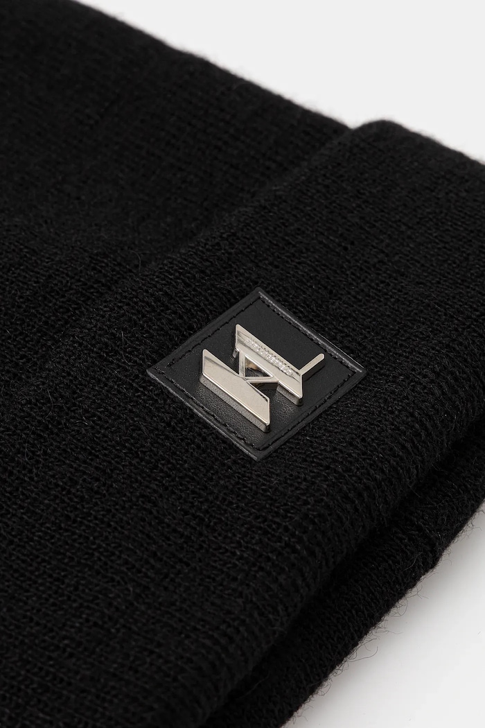 Akcesoria Karl Lagerfeld czapka z wełną 554321.805601 czarny