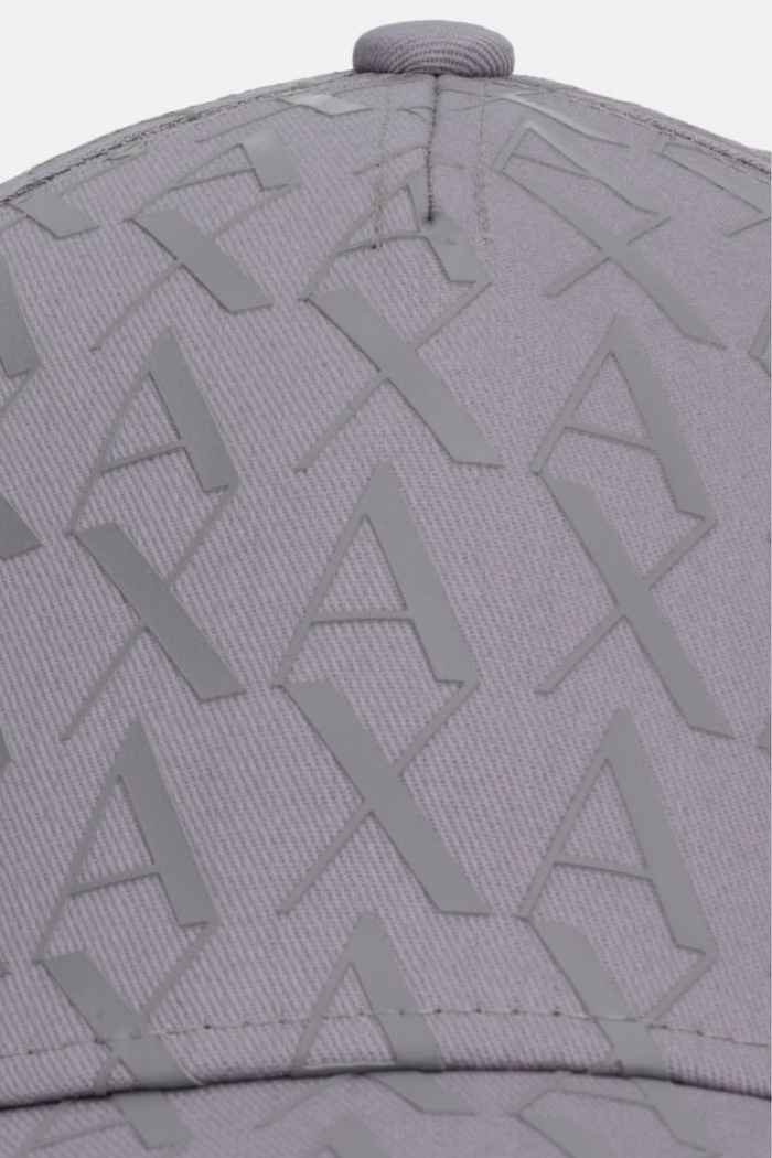 Armani Exchange bejzbalová čiapka pánska bavlnená 954229.CC813 sivá SS26