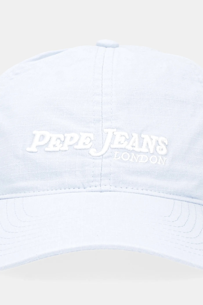Βαμβακερό καπέλο του μπέιζμπολ Pepe Jeans PM040571 μπλε AW25