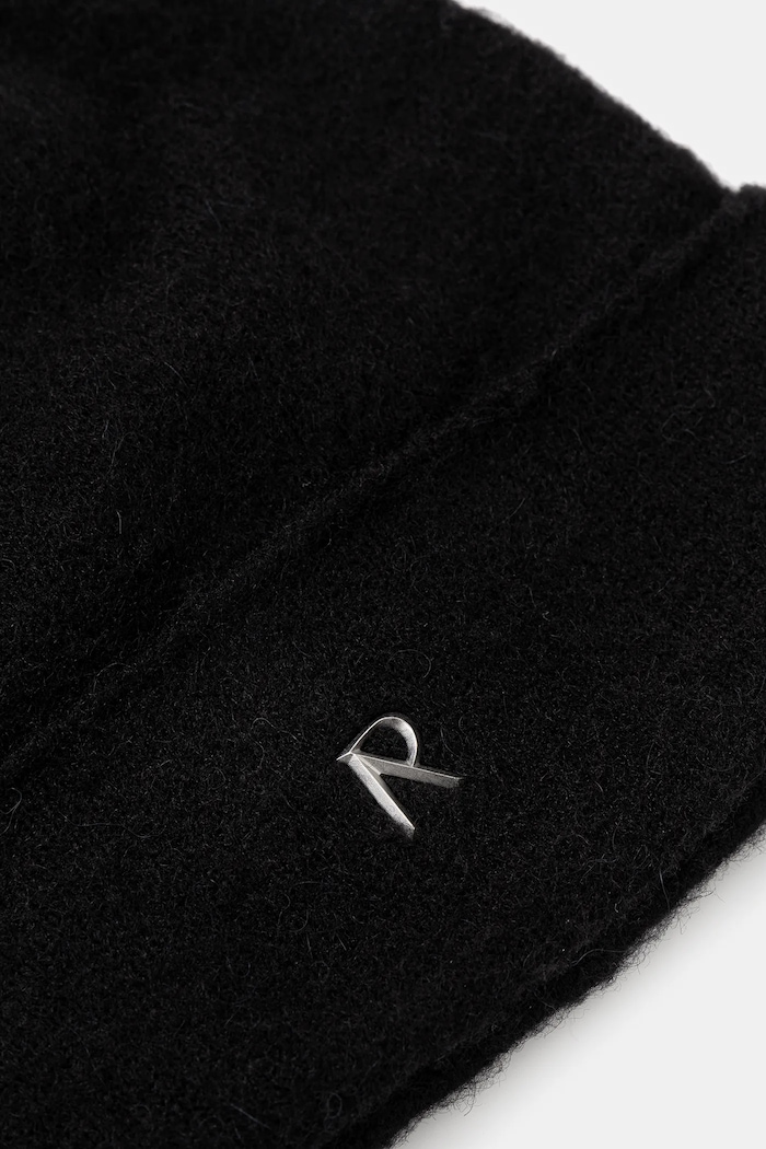 Аксесуари Шапка з додаванням вовни Represent Textured Knit Beanie MLM100391 чорний