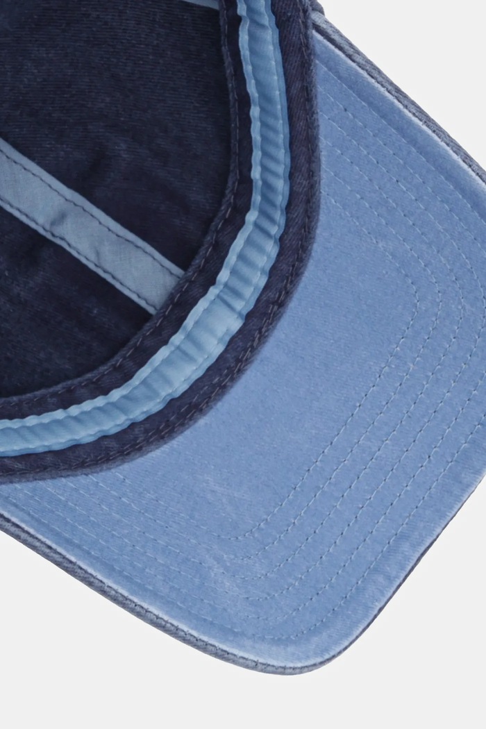 Hackett London șapcă de baseball din denim bleumarin HM042654