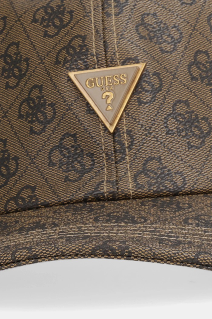 Kapa sa šiltom Guess MILANO AM9546.POL01 smeđa AW25