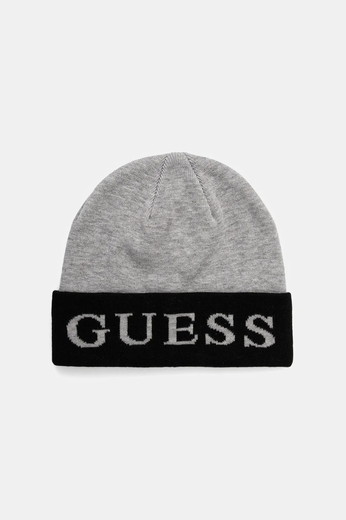 Kapa s primesjo volne Guess Srednje debeline siva M5BZ22.Z0442
