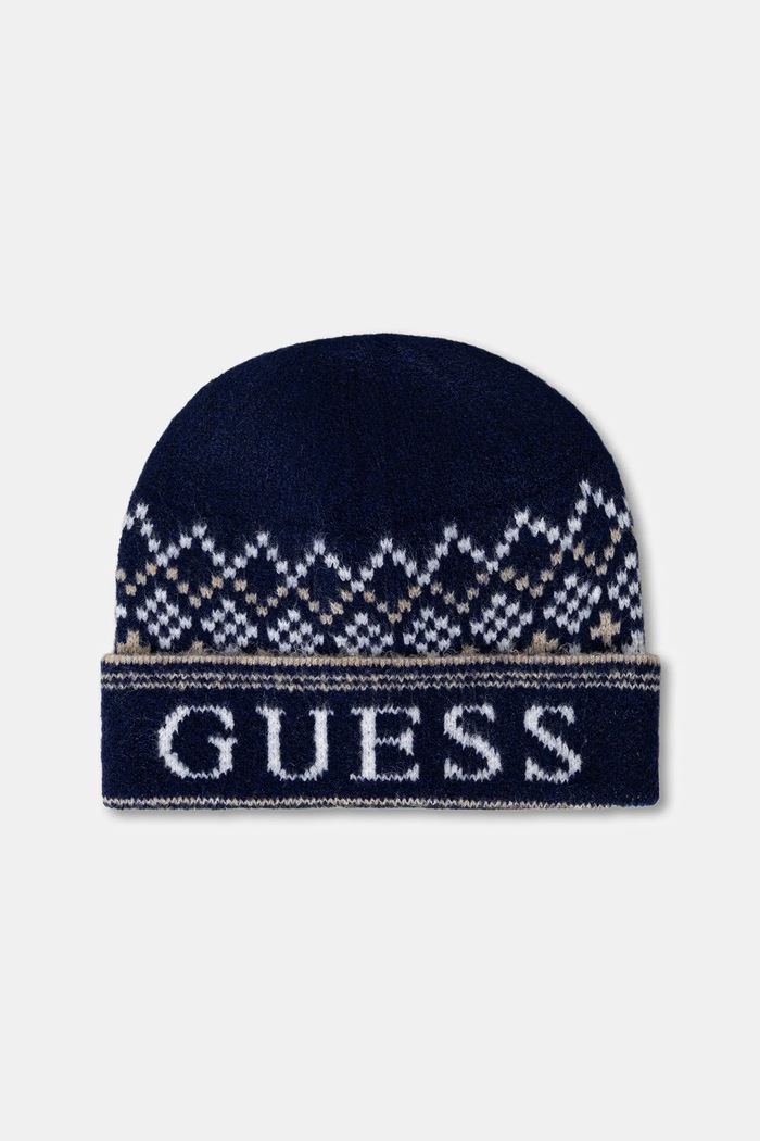 Kiegészítők Guess gyapjú sapka és sál M5BZ44.Z4142 sötétkék