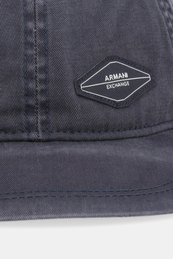 Armani Exchange czapka z daszkiem bawełniana XM001521.AF15502 szary AW25