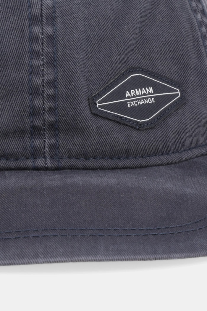 Armani Exchange czapka z daszkiem bawełniana XM001521.AF15502 szary AW25