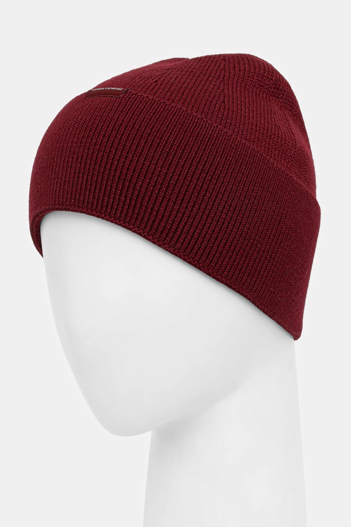 Kapa s primesjo volne Armani Exchange XM001534.AF14008 bordo AW25