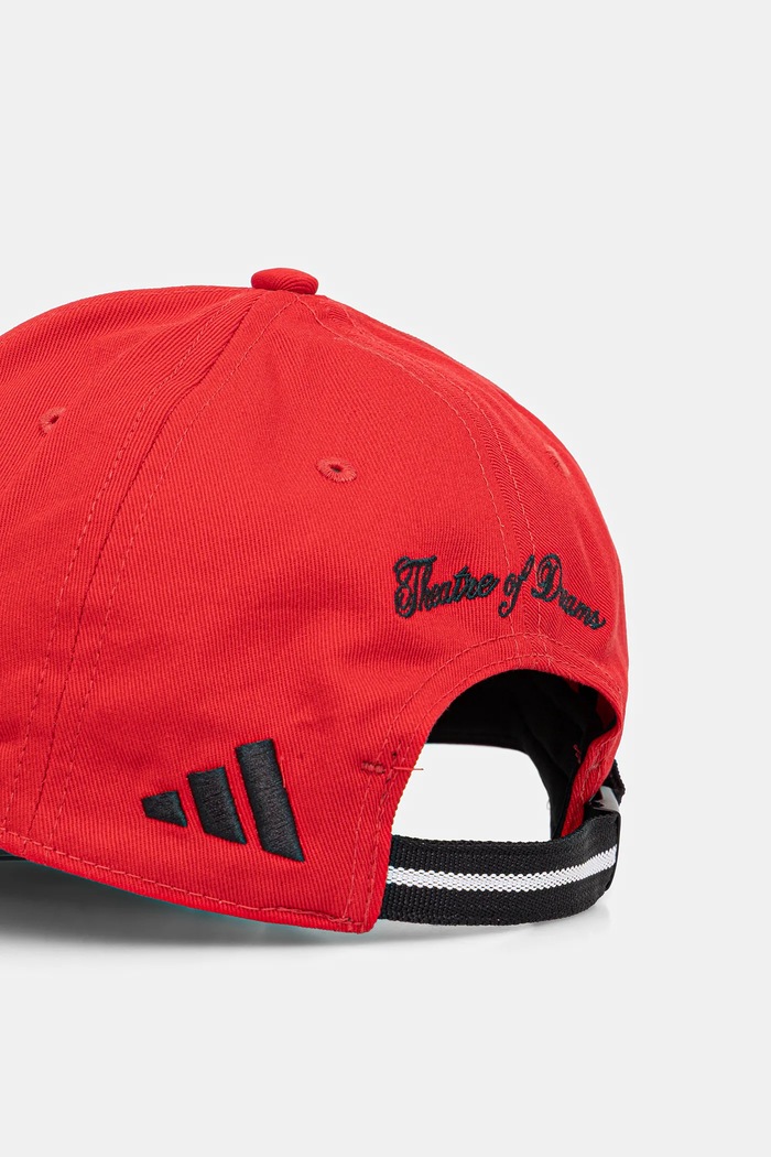 Accessori adidas Performance berretto da baseball in cotone MANCHESTER UNITED JM3052 rosso