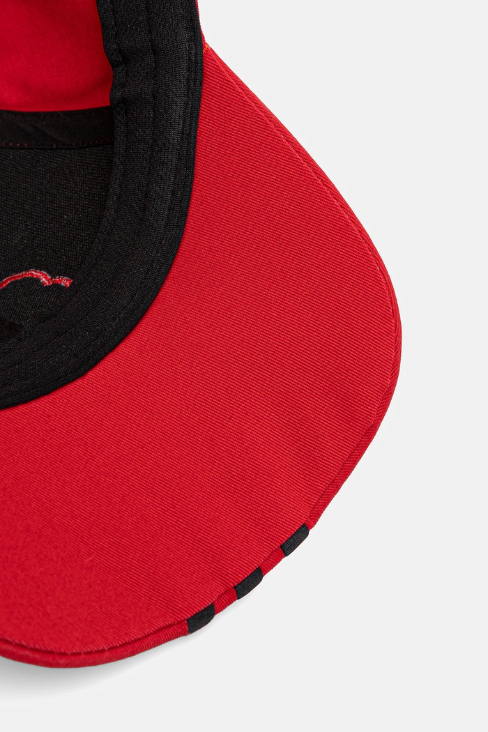 adidas Performance berretto da baseball in cotone MANCHESTER UNITED rosso JM3052
