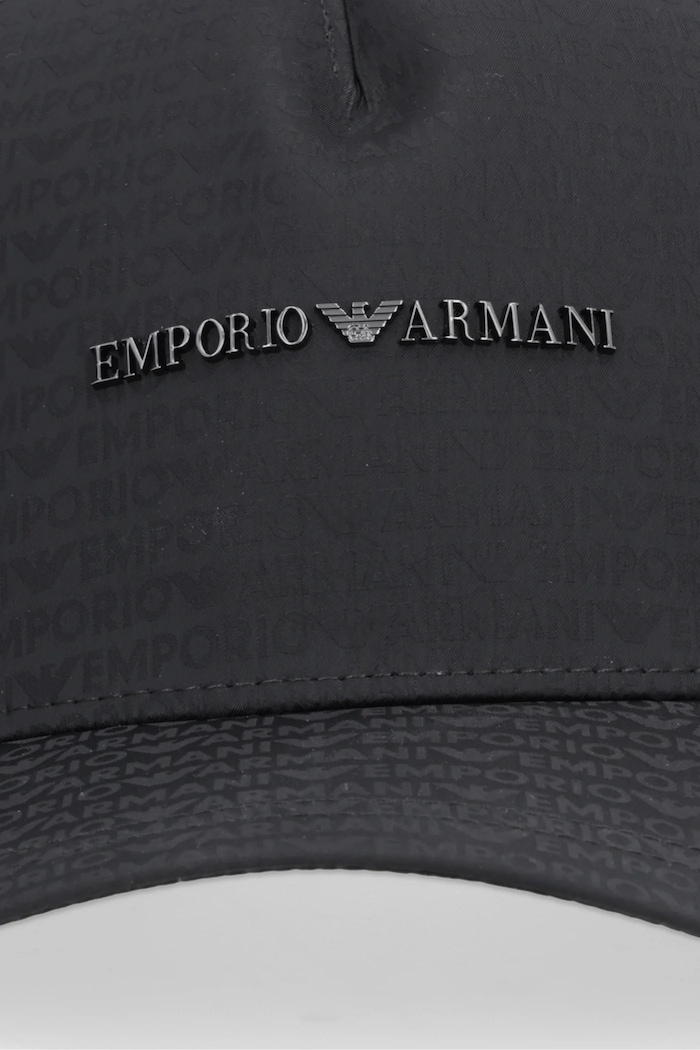 Emporio Armani șapcă EM003741.AF15384 negru SS26