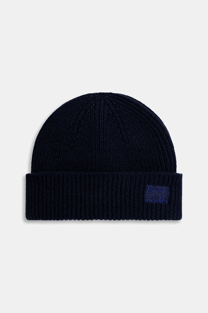 Paul Smith berretto in lana semplice blu navy M1A.383MK.T719