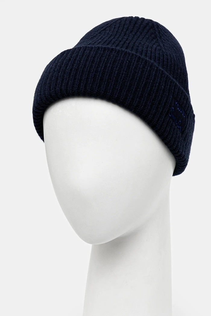 Paul Smith berretto in lana M1A.383MK.T719 blu navy AW25