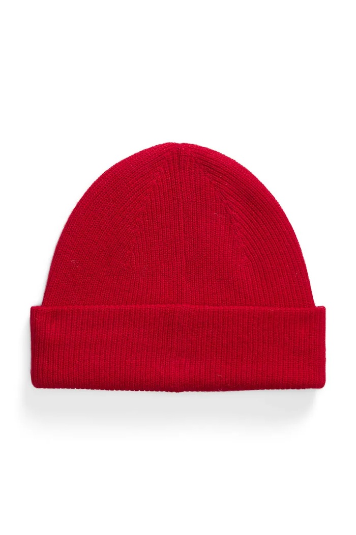 Kašmírová čiapka Polo Ralph Lauren 710920660 hnedá AW25