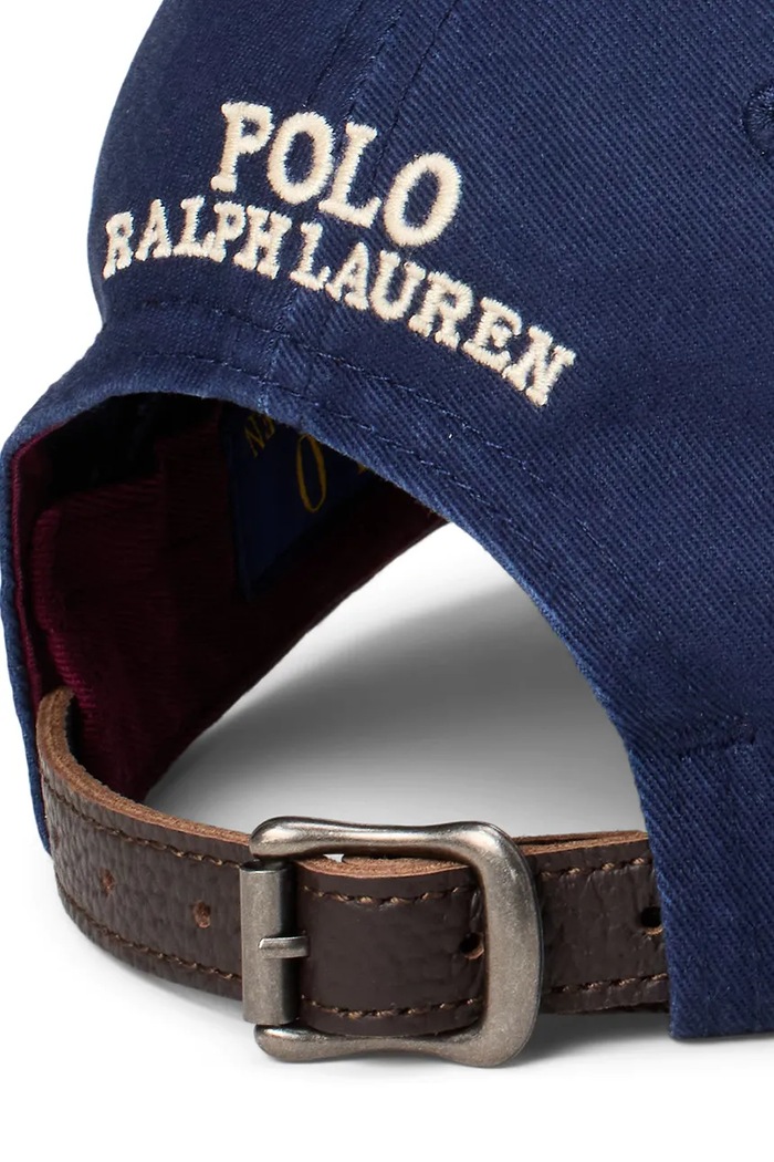 Dodaci Pamučna kapa sa šiltom Polo Ralph Lauren 710979192 mornarsko plava