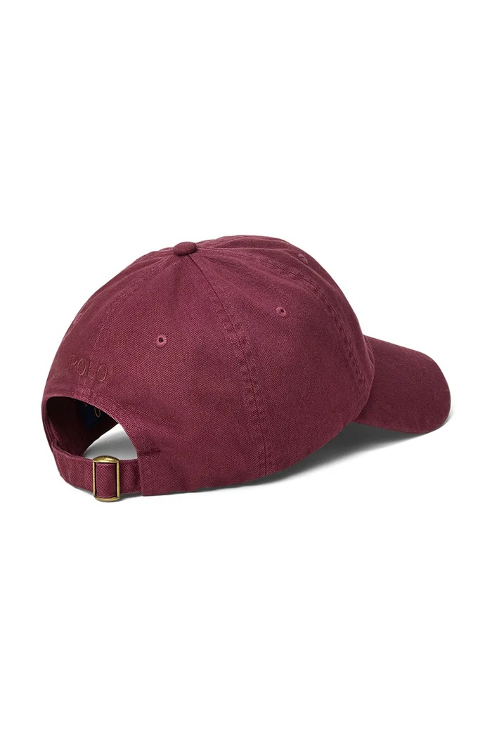 Bavlněná baseballová čepice Polo Ralph Lauren 710980231 burgundské AW25