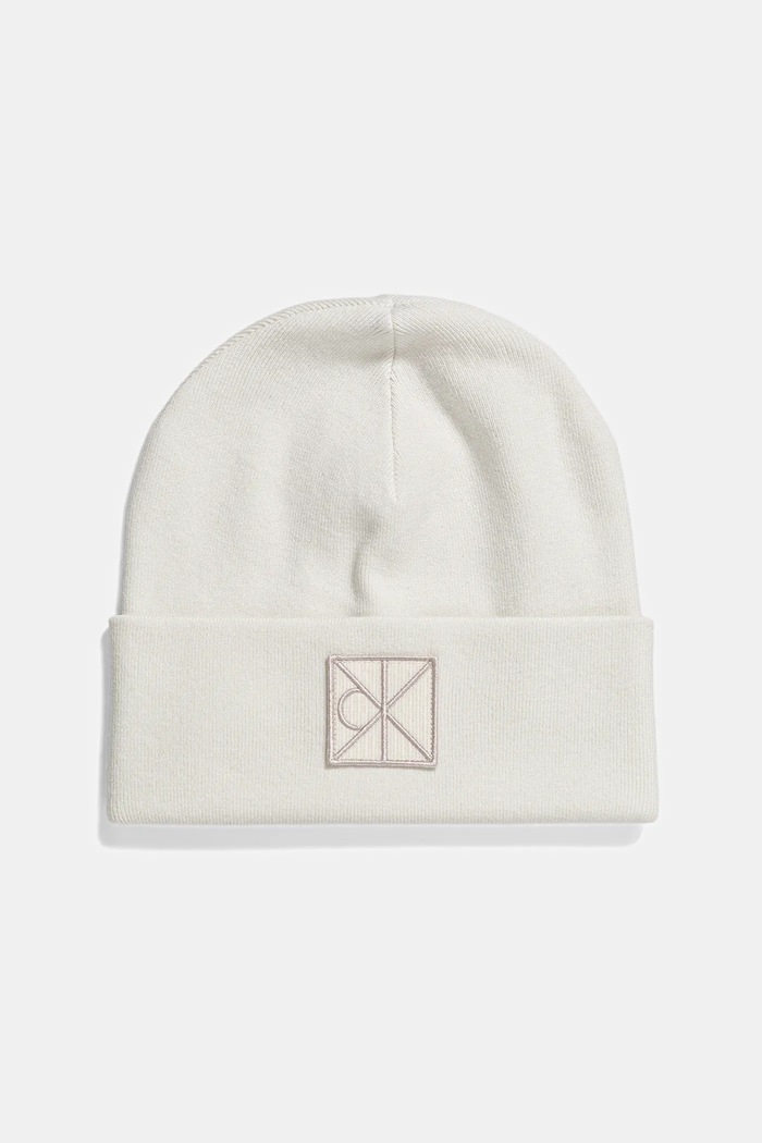 Calvin Klein pălărie si eșarfă LV04D0007G bej AW25