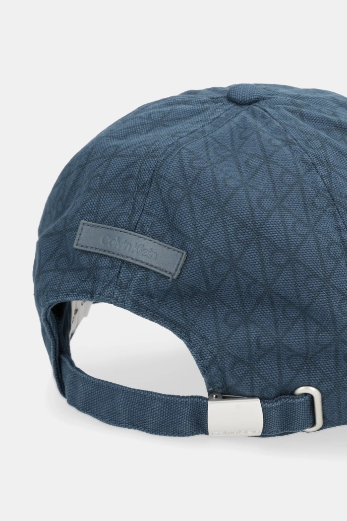 Doplňky Calvin Klein baseballová čepice pánská džínová LV04D5029G tyrkysová