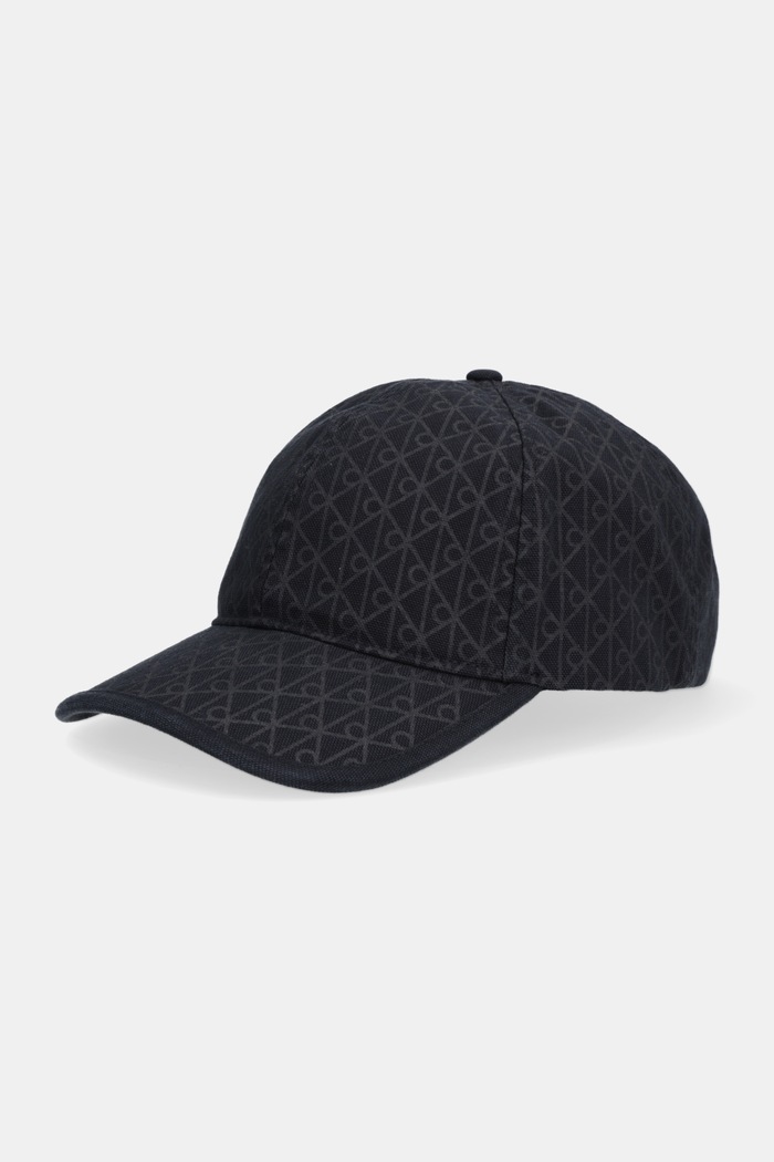 Calvin Klein baseballová čepice pánská džínová bavlna černá LV04D5029G