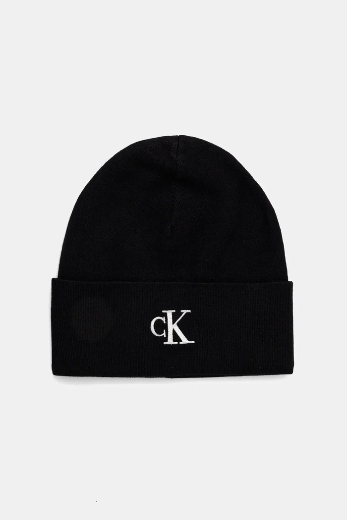 Calvin Klein căciulă imprimeu negru LV04D8020G