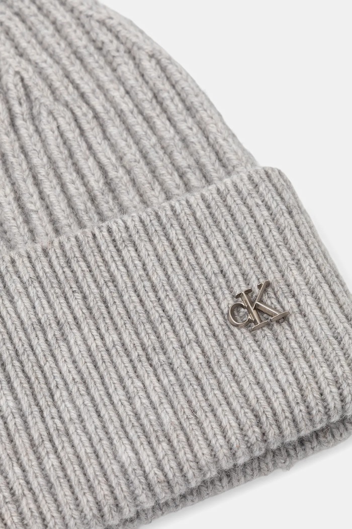 Accesorii Calvin Klein căciulă de lână LV04D8032G gri