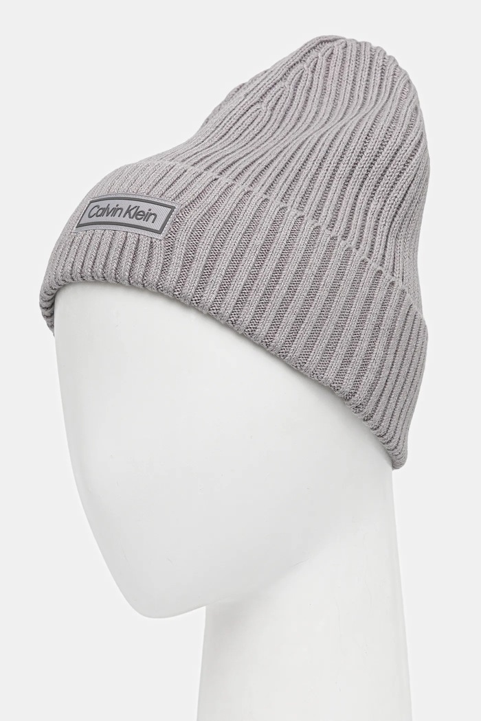 Аксесоари Шапка с кашмир Calvin Klein LV04D8053G сив