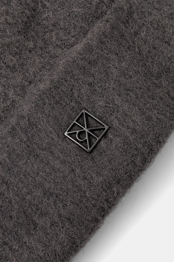 Doplnky Čiapka s prímesou vlny Calvin Klein LV04D8067G sivá