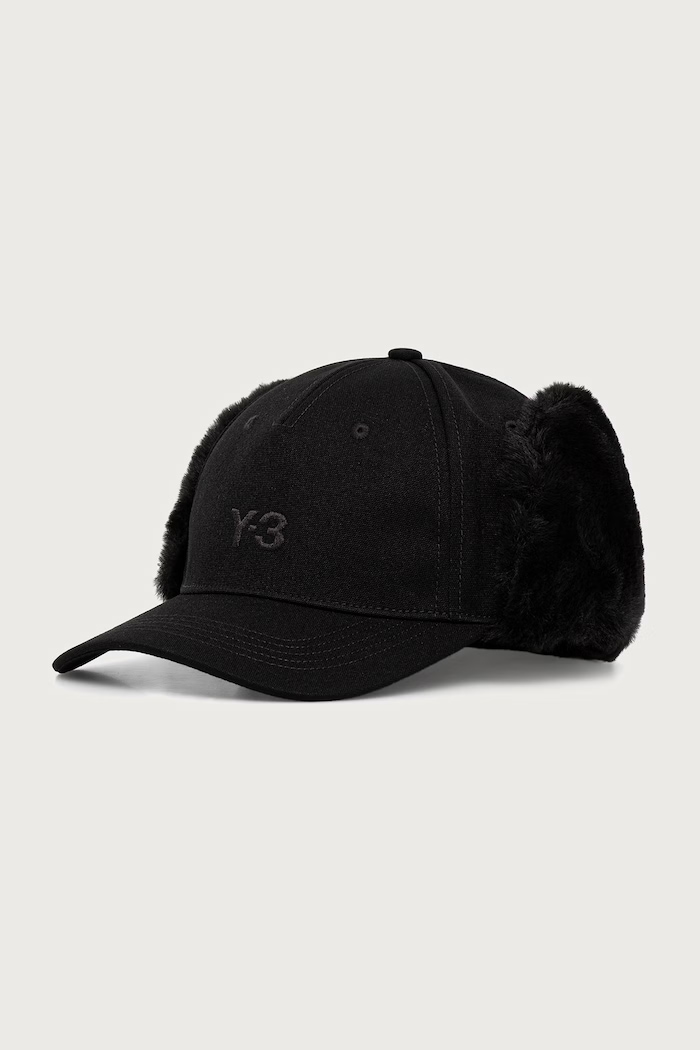Y-3 Winter czapka z daszkiem męska czarny JX8327