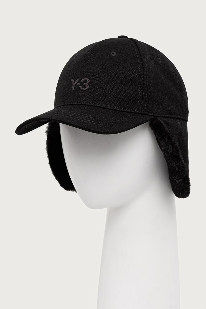 Y-3 Winter czapka z daszkiem męska JX8327 czarny AW25