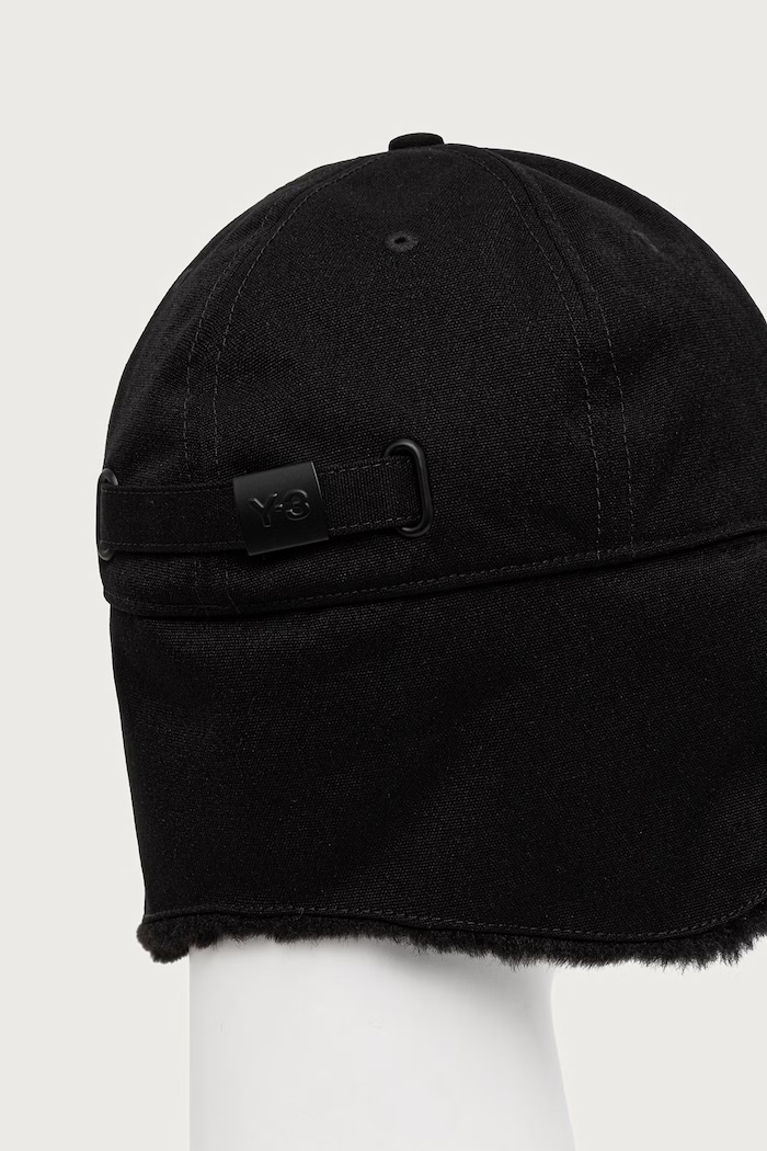 Winter czapka z daszkiem męska Y-3 czarny JX8327