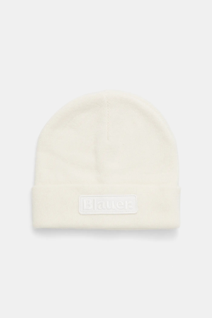 Vlnená čiapka Blauer CHESHIRE stredne hrubá béžová BLUA05299