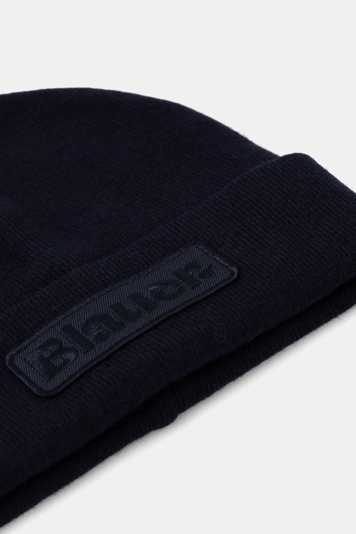 Blauer czapka z wełną CHESHIRE BLUA05299 granatowy AW25