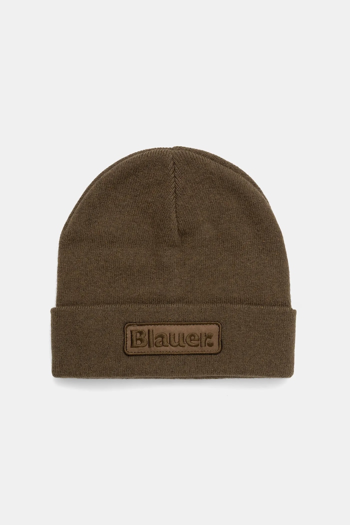 Blauer czapka z wełną CHESHIRE średniej grubości zielony BLUA05299
