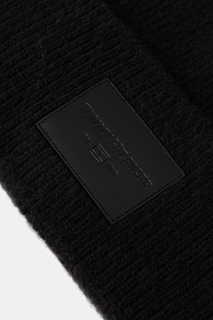 Doplnky Vlnená čiapka Tommy Hilfiger AM0AM13590 čierna