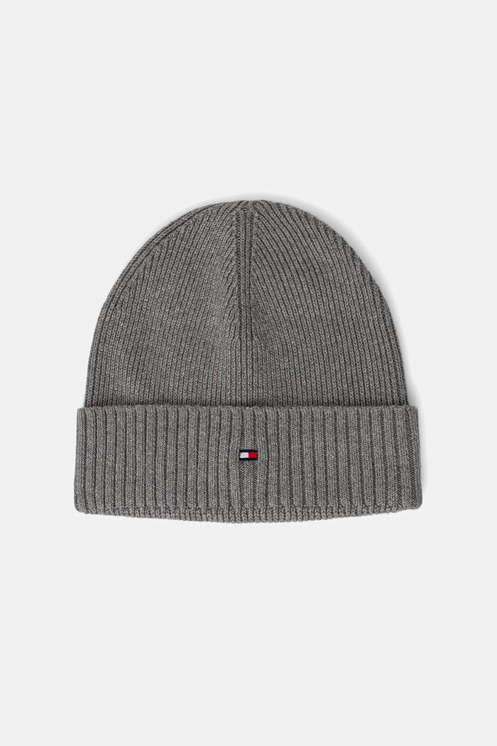Čiapka a rukavice s prímesou kašmíru Tommy Hilfiger 2-pak AM0AM13806 sivá NC25