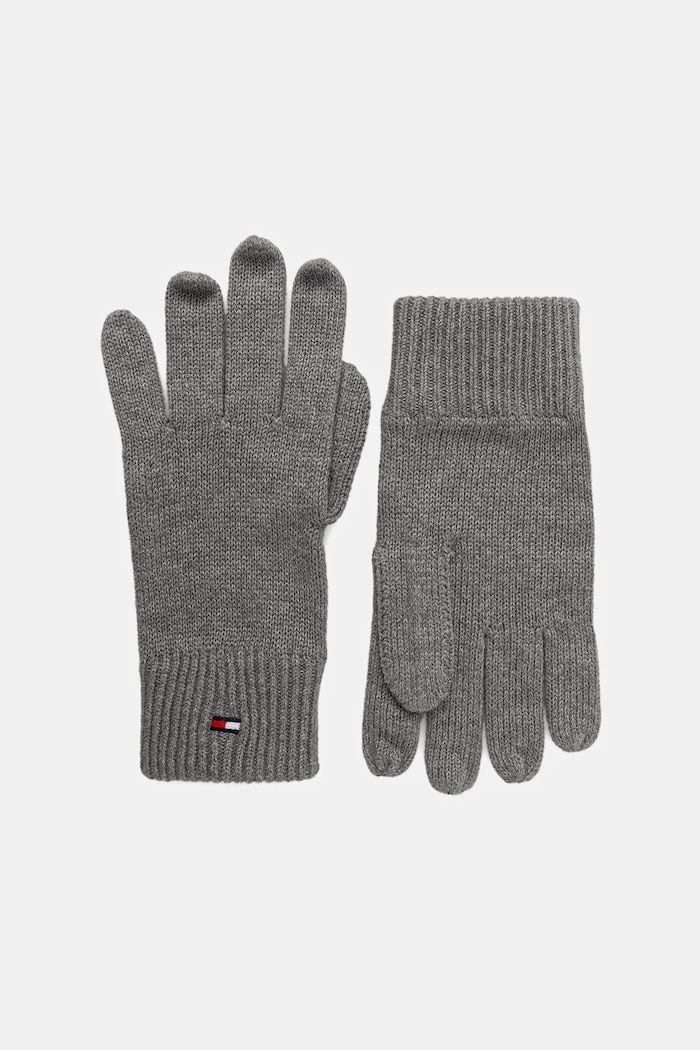 Doplnky Čiapka a rukavice s prímesou kašmíru Tommy Hilfiger 2-pak AM0AM13806 sivá