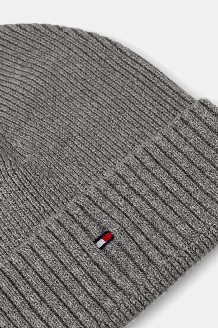 Čiapka a rukavice s prímesou kašmíru Tommy Hilfiger 2-pak sivá AM0AM13806
