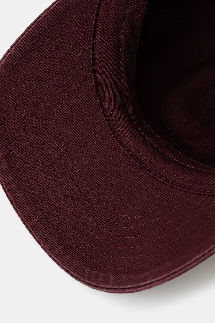 MM6 Maison Margiela cotton baseball cap maroon SH2TC0004.M35190.227