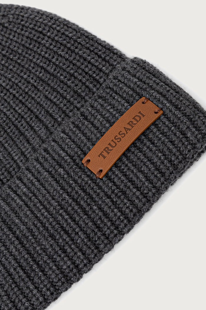 Trussardi Męskie z dodatkiem wełny E603C000002N szary AA00