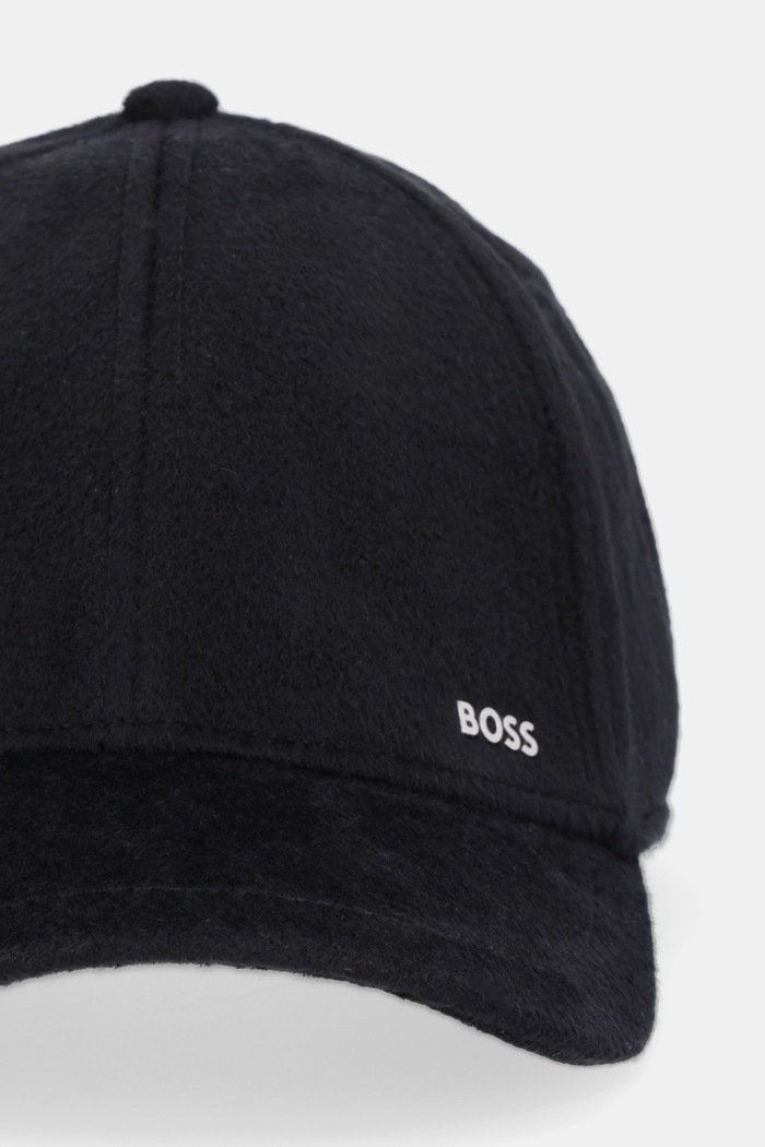BOSS cappello da baseball con lana Zed-WO-PW 50550616 nero AW25