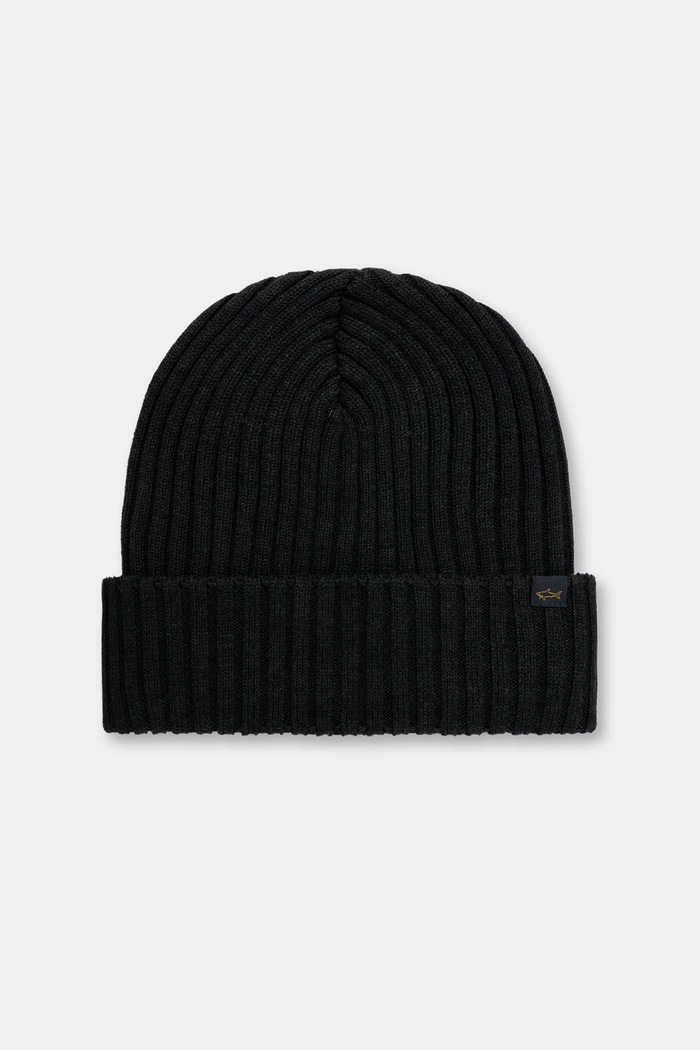 Paul&Shark čiapka beanie pánska vlnená vlna zelená 99311018