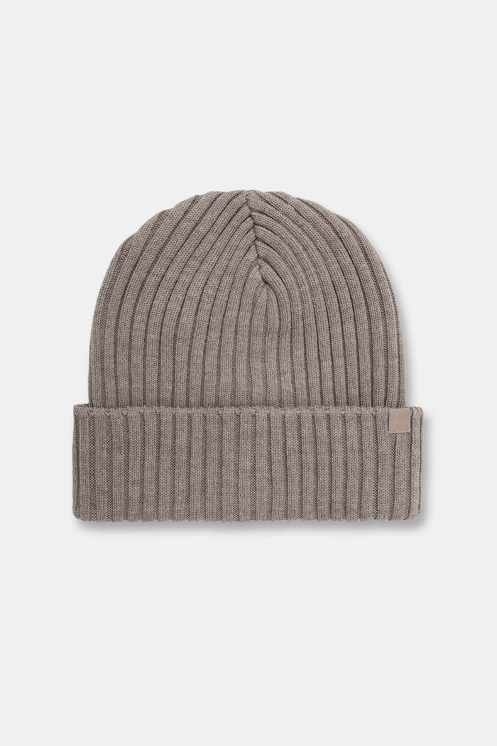 Paul&Shark czapka beanie męska wełniana beżowy 99311018