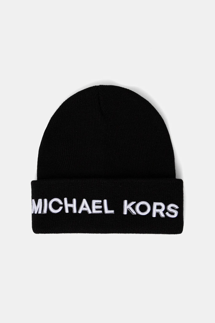 Шапка Michael Kors аппликация чёрный MKMC542072